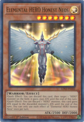 Yugioh! Elemental HERO Honest Neos - LDS3-EN102 - Ultra Rare - 1st Edition Near -image