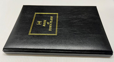 AA Book Of Town Plans, Glovebox Atlas Of Britain, 1995 Leather Bound Map Book-image