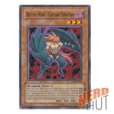EOJ-EN002 Destiny Hero - Captain Tenacious : Common Unlimited-image