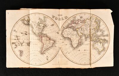 1820 An Atlas to Guthrie's Geographical Grammar Scarce Maps Hand-Coloured-image