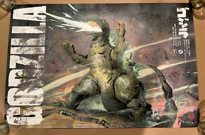 MONDO GODZILLA BY KENT WILLIAMS LTD ED PRINT 24X36 LTD OF 225-image