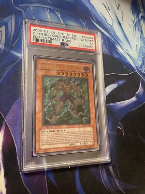 Yugioh! Destiny Hero - Dreadmaster EOJ-EN004 Ultimate 1st Edition PSA GEM MT 10-image