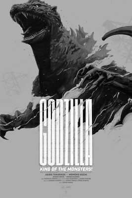 GODZILLA - MONDO print by Oliver Barrett-image