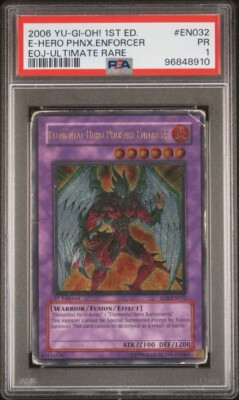 PSA 1 ELEMENTAL HERO PHOENIX ENFORCER EOJ-EN032 ENEMY OF JUSTICE EOJ-ULTIMATE R.-image
