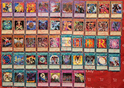 YUGIOH Elemental Hero Deck 47 Cards Evil Hero *Tempest* Honest *Neos* Inferno-image