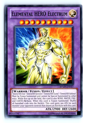 Yu-Gi-Uh Elemental HERO Electrum #RYMP-EN017 Ra Yellow Mega Pack tcg-image