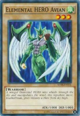 Yugioh Elemental Hero Avian - Common-image