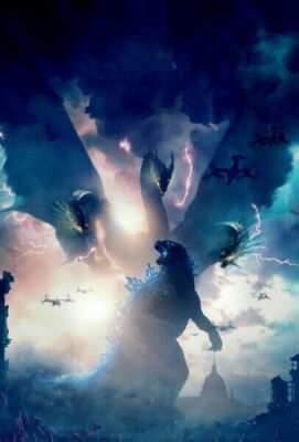 283232 Godzilla King of the Monsters Fighting Movie PRINT POSTER-image