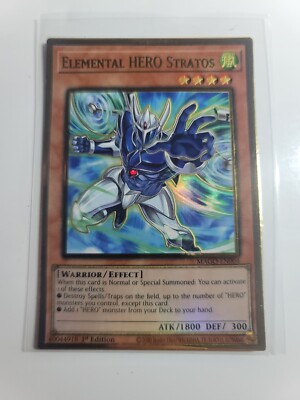 ELEMENTAL HERO STRATOS GOLD RARE MAGO-EN004 Yu-Gi-Oh!-image