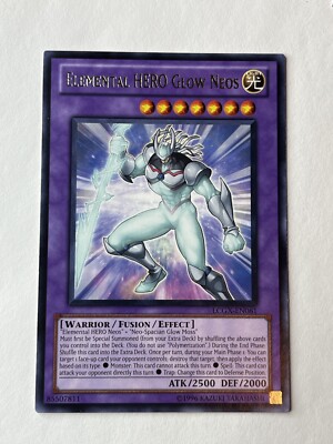 YuGiOh! Elemental HERO Glow Neos LCGX-EN061, Rare, Unlimited, NM-image
