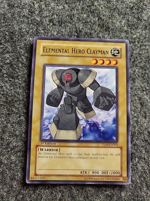 Elemental Hero Clayman TLM-EN003 The Lost Millennium 1st Edition-image