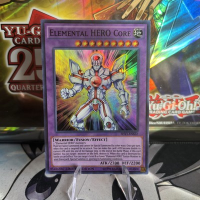 Elemental HERO Core SHVI-ENSE2 Limited Edition Super Rare YuGiOh (D) -image
