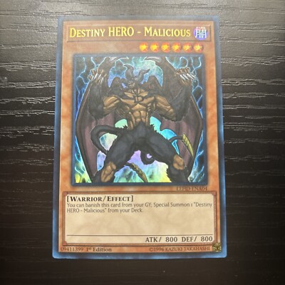 Destiny HERO - Malicious LEHD-ENA04 1st Edition Ultra Rare-image