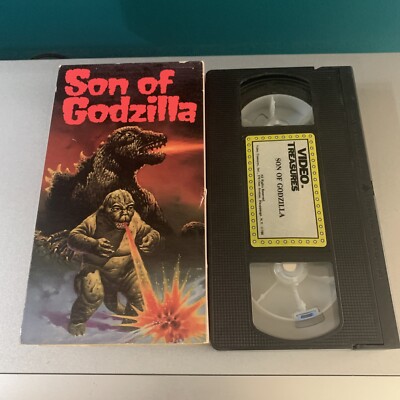 Vintage Son of Godzilla 1967 Video Treasures VHS (1987) Rare Toho Co. LTD-image
