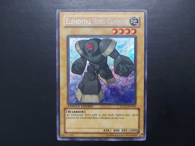 Yugioh - Elemental Hero Clayman EHC2-EN002 Secret Rare Promo-image