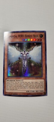 Yugioh Elemental HERO Honest Neos LED6-EN019 Super Rare 1st Ed NM-image