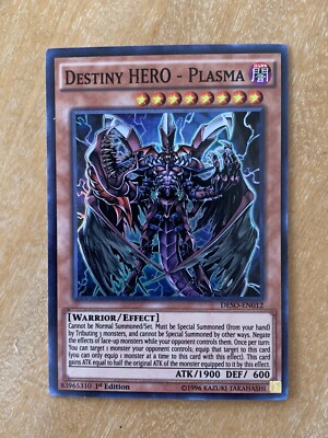 Yu-Gi-Oh! Destiny Hero Plasma 1st Edition 1996-image