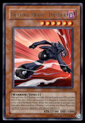 Yu-Gi-Oh! Destiny Hero - Dasher #POTD-EN017 Near Mint-image