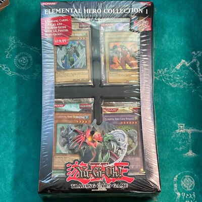 YUGIOH! Elemental Hero Collection 1 Sealed Display Box-image