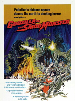 V2114 Godzilla vs. the Smog Monster 1971 Retro Vintage WALL POSTER PRINT CA-image