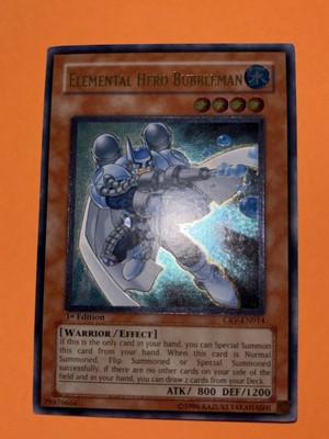 Elemental Hero Bubbleman - CRV-EN014 - Ultimate Rare - 1st Edition NM Near Mint-image
