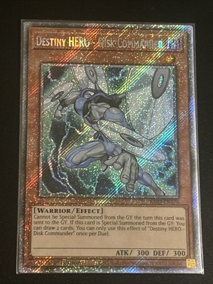 Destiny HERO - Disk Commander (Platinum Secret Rare) RA03-EN176 Quarter Century-image