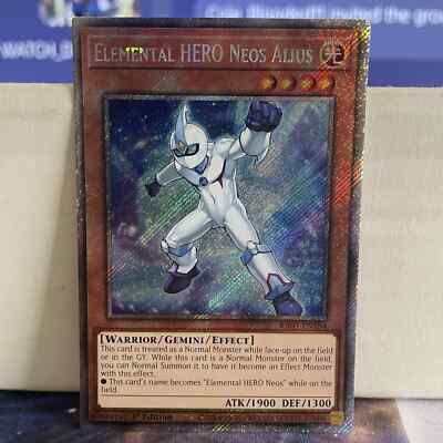 1ST EDITION ELEMENTAL HERO NEOS ALIUS 2020 RA03-EN184 YUGIOH CARD (NM)-image