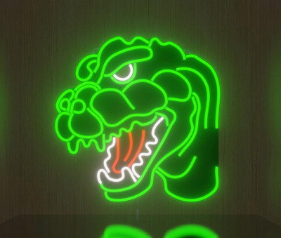 ANIME GODZILLA neon sign led light ROOM DECOR HOME FURNITURE WALL ART MONSTER BF-image