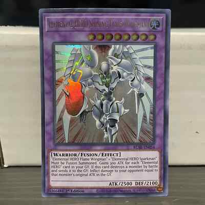 1ST ED ELEMENTAL HERO SHINING FLARE WINGMAN 2020 BLAR-EN054 YUGIOH CARDS (LP/MP)-image