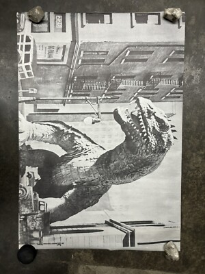 Vintage Godzilla Beast From 2,000 Fathoms Poster 1970's C2420-image