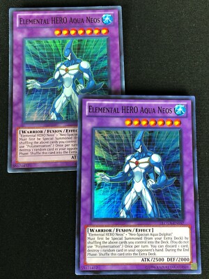 YUGIOH ELEMENTAL HERO AQUA NEOS LCGX-EN057 SUPER X2 (NM)-image