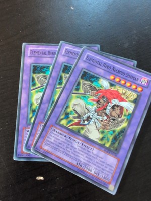 Yu-Gi-Oh! 3X  Elemental Hero Necroid Shaman EOJ-EN036 Common 1st/Unl Edition NM-image