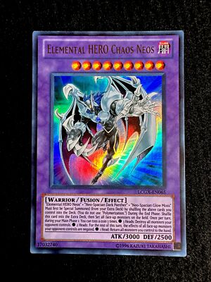 🔥 YUGIOH • ELEMENTAL HERO CHAOS NEOS • ULTRA RARE • LCGX-EN065 • UNLIMITED • NM-image