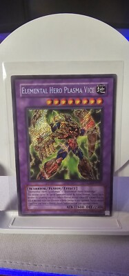 Yugioh - Elemental Hero Plasma Vice GLAS-EN037 Secret Rare Nm-image