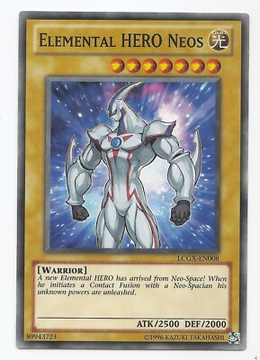 Elemental HERO Neos LCGX-EN008 Yu-Gi-Oh Card (Unl) New-image