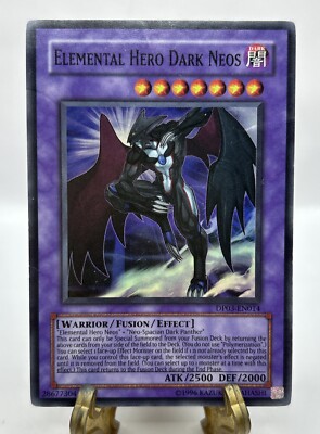 Yugioh Elemental Hero Dark Neos DP03-EN014 Super Rare Vintage-image