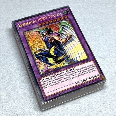 Yugioh GX Jaden Yuki Premium 81 Card Deck Elemental HERO Tempest + Extras-image