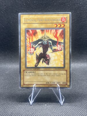 YUGIOH ELEMENTAL HERO BURSTINATRIX MDP2-EN003 RARE (LP)-image