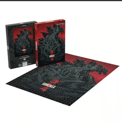Mondo 1000 piece Puzzle Godzilla / Phantom City Creative Poster Art NEW-image