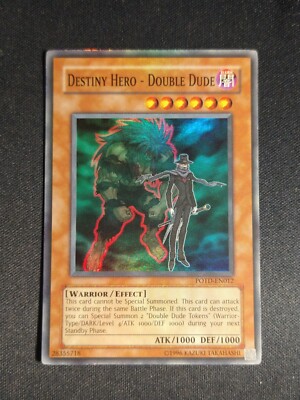 Yu-Gi-Oh! - Destiny Hero - Double Dude POTD-EN012 Unlimited Super Rare PL-image