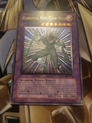 Yugioh Elemental Hero Glow Neos Ultimate Rare Ston-en036-image