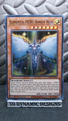 | Yugioh Elemental HERO Honest Neos LED6-EN019 Super Rare NM/M 🔥 |-image