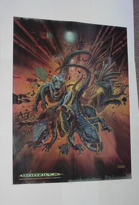Godzilla Poster # 6 Babies Attack Frank Ordaz Art-image