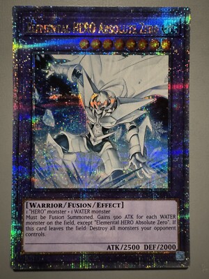 YUGIOH ELEMENTAL HERO ABSOLUTE ZERO ASIA ENGLISH CR06-AES31 25TH FOIL QCSR-image