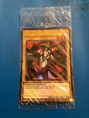 YUGIOH Ultra Rare Elemental Hero Burstinatrix LART-EN041 SEALED-image