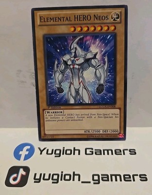 YUGIOH ELEMENTAL HERO NEOS LCGX-EN008 1 ST EDITION PLAYED COMMON -image