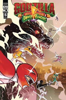 Godzilla Vs. Mighty Morphin Power Rangers II #5 Cover A NM 2024 Boom! - Vault 35-image