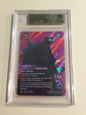 2024 Universus Godzilla Challenger Series GODZILLA KING OF THE MONSTERS BGS 10-image