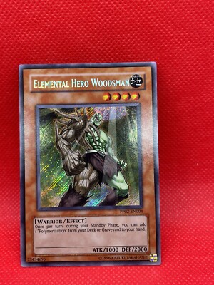 Yu-Gi-Oh! Elemental Hero Woodsman #PP02-EN004 Light Play-image