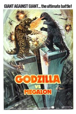 284923 GODZILLA VS MEGALON MOVIE PRINT POSTER-image